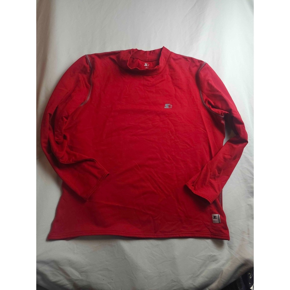 Starter T-Shirt Mens 2XL Red Performance Base Layer Training Gymcore Techwear